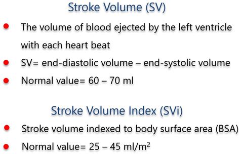 volume lv|lv stroke volume.